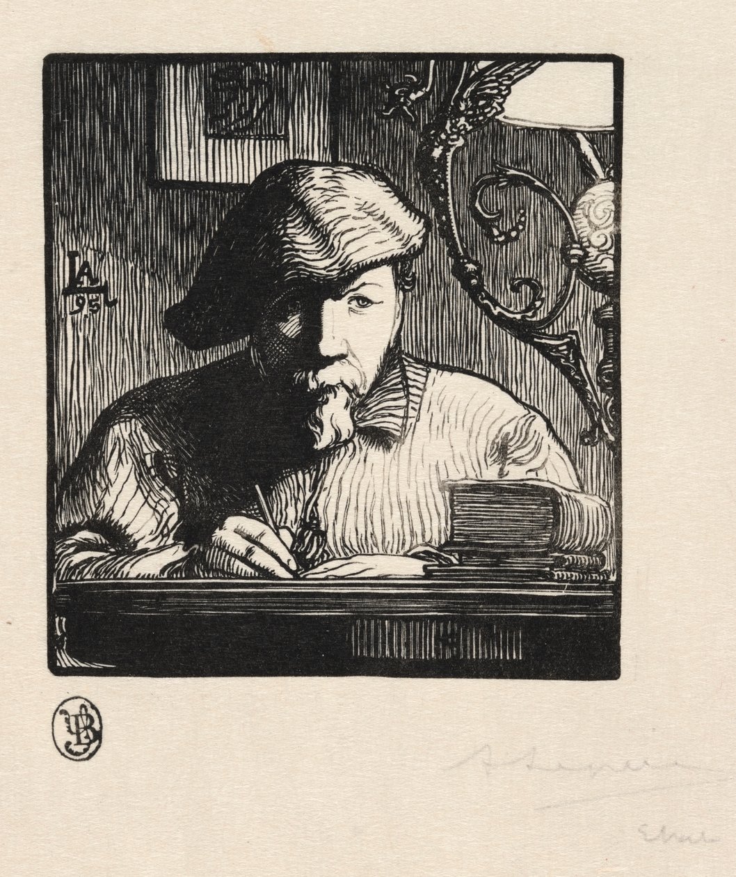 Auto-retrato de Auguste Louis Lepère