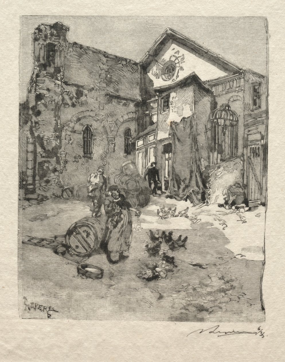 São Juliano, o Pobre: ​​O Portal de Auguste Louis Lepère