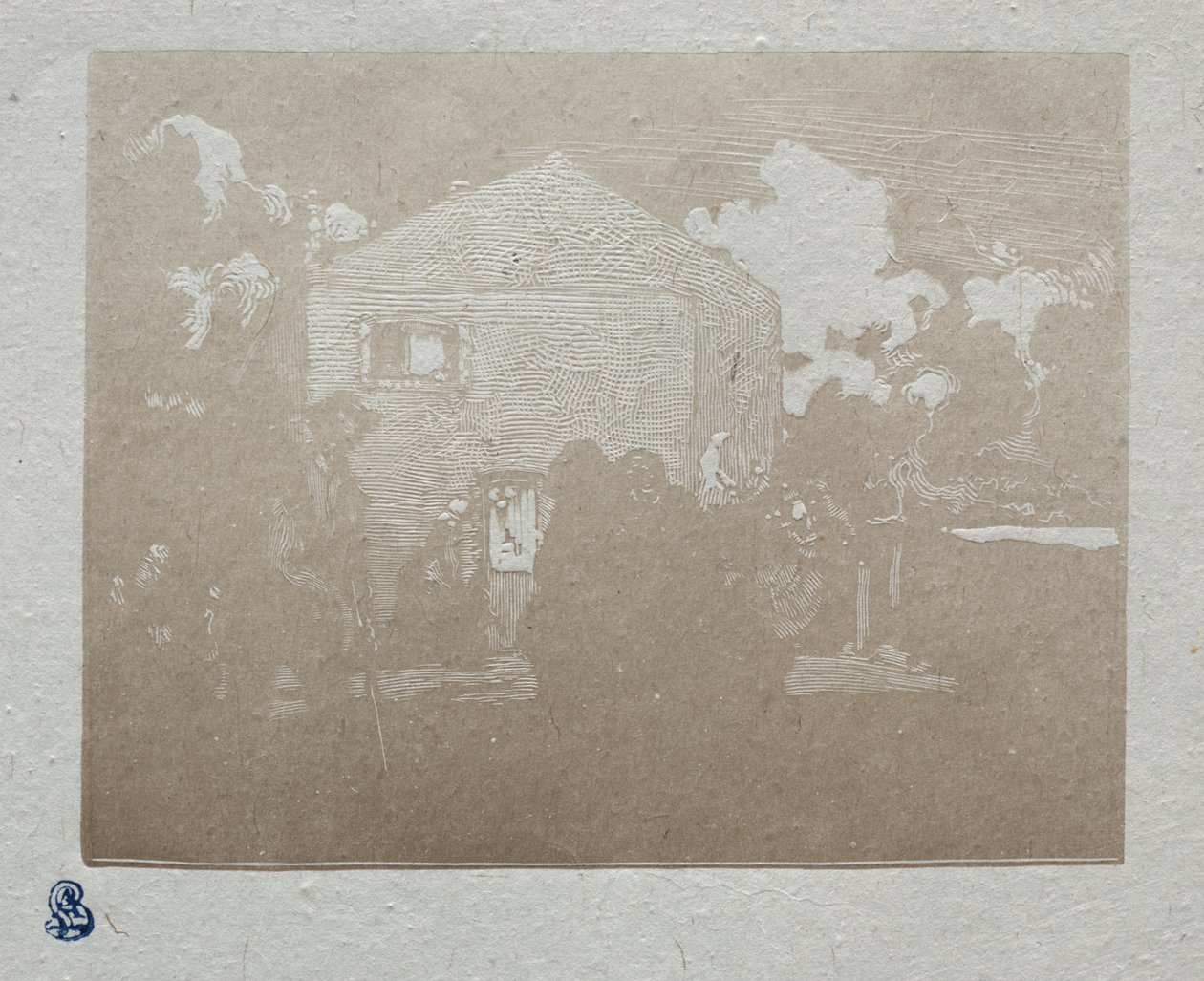Os mendigos na última casa de Auguste Louis Lepère