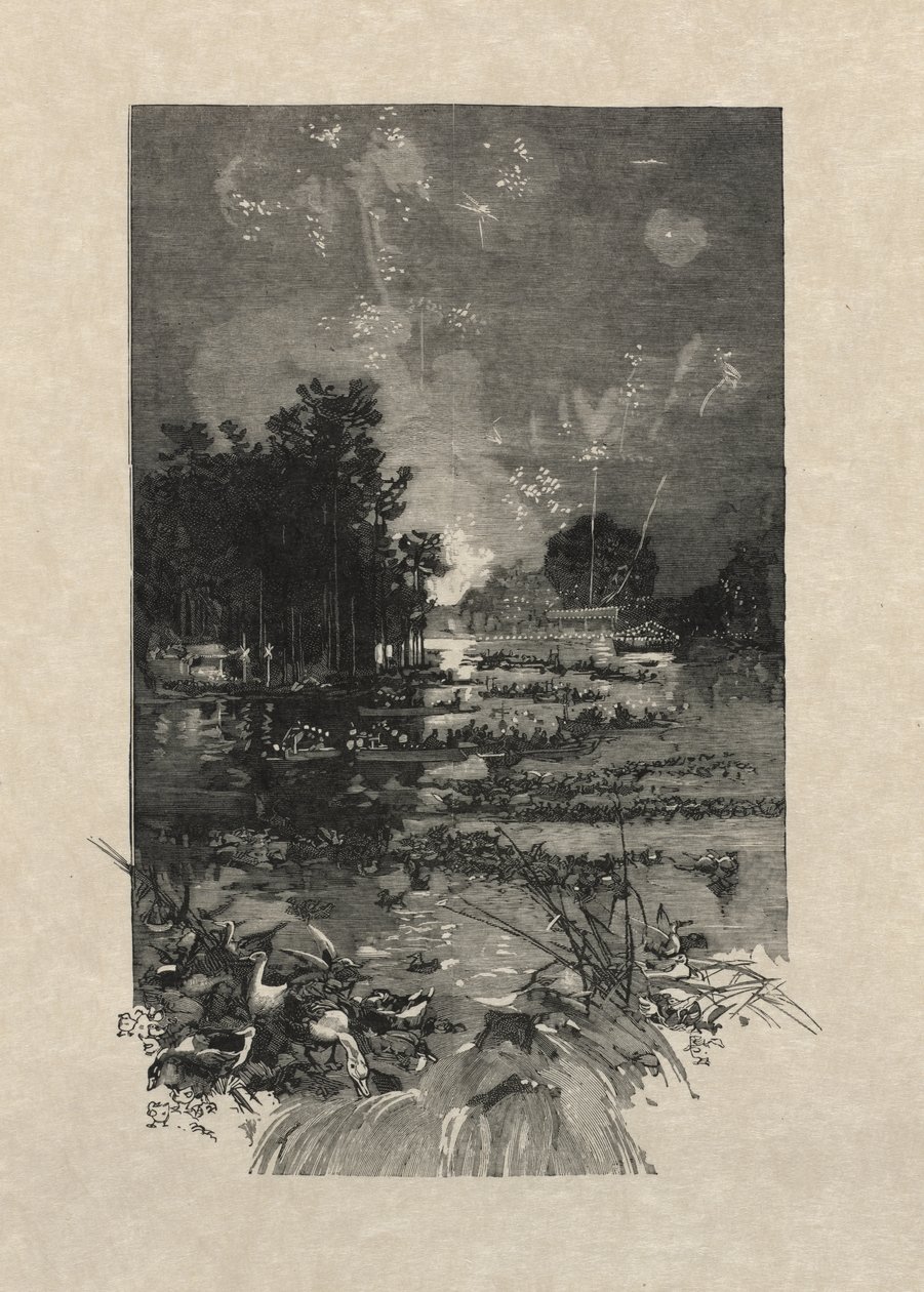 O Festival para as vítimas do dever de Auguste Louis Lepère
