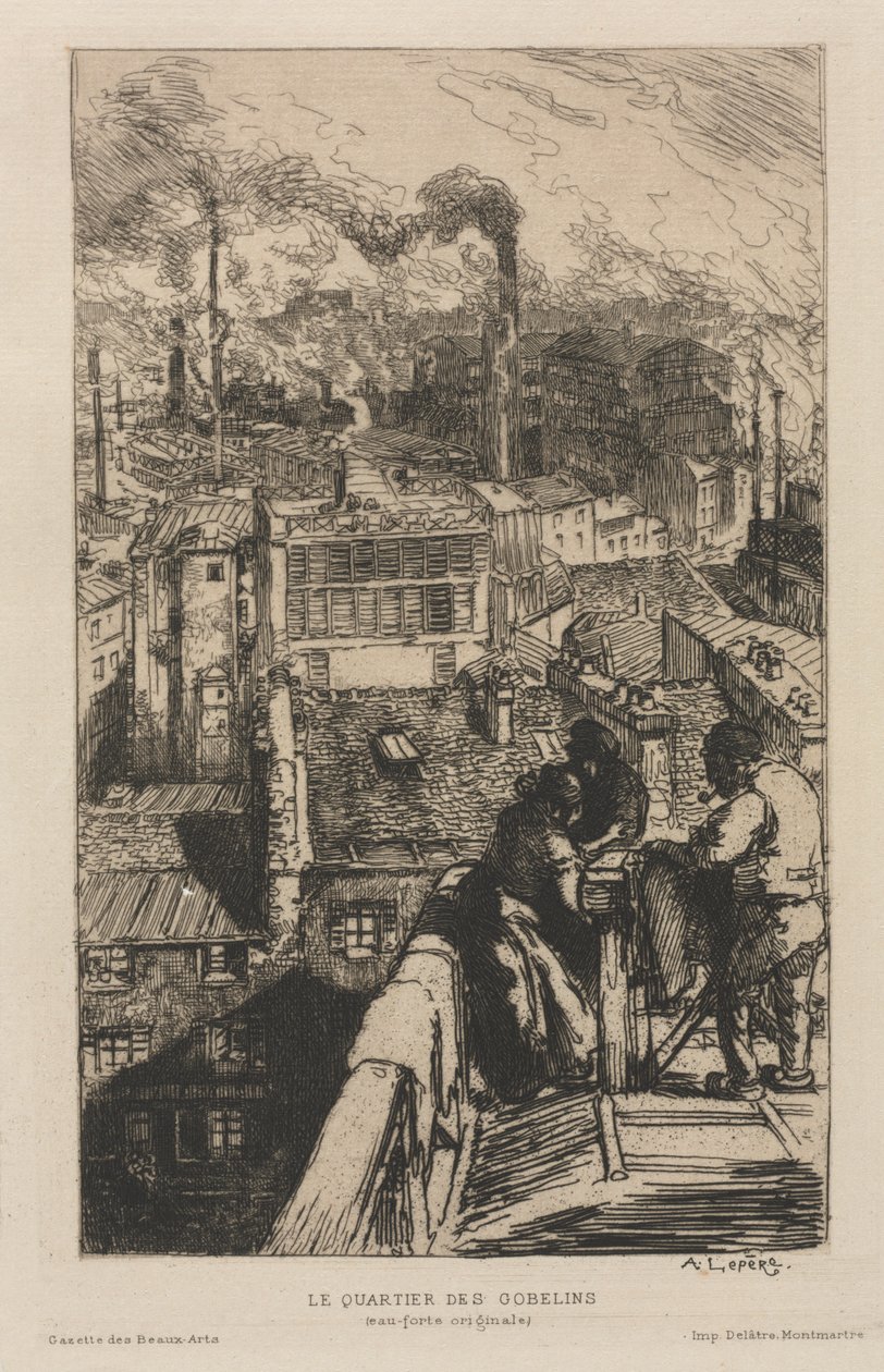 O Bairro Gobelin de Auguste Louis Lepère