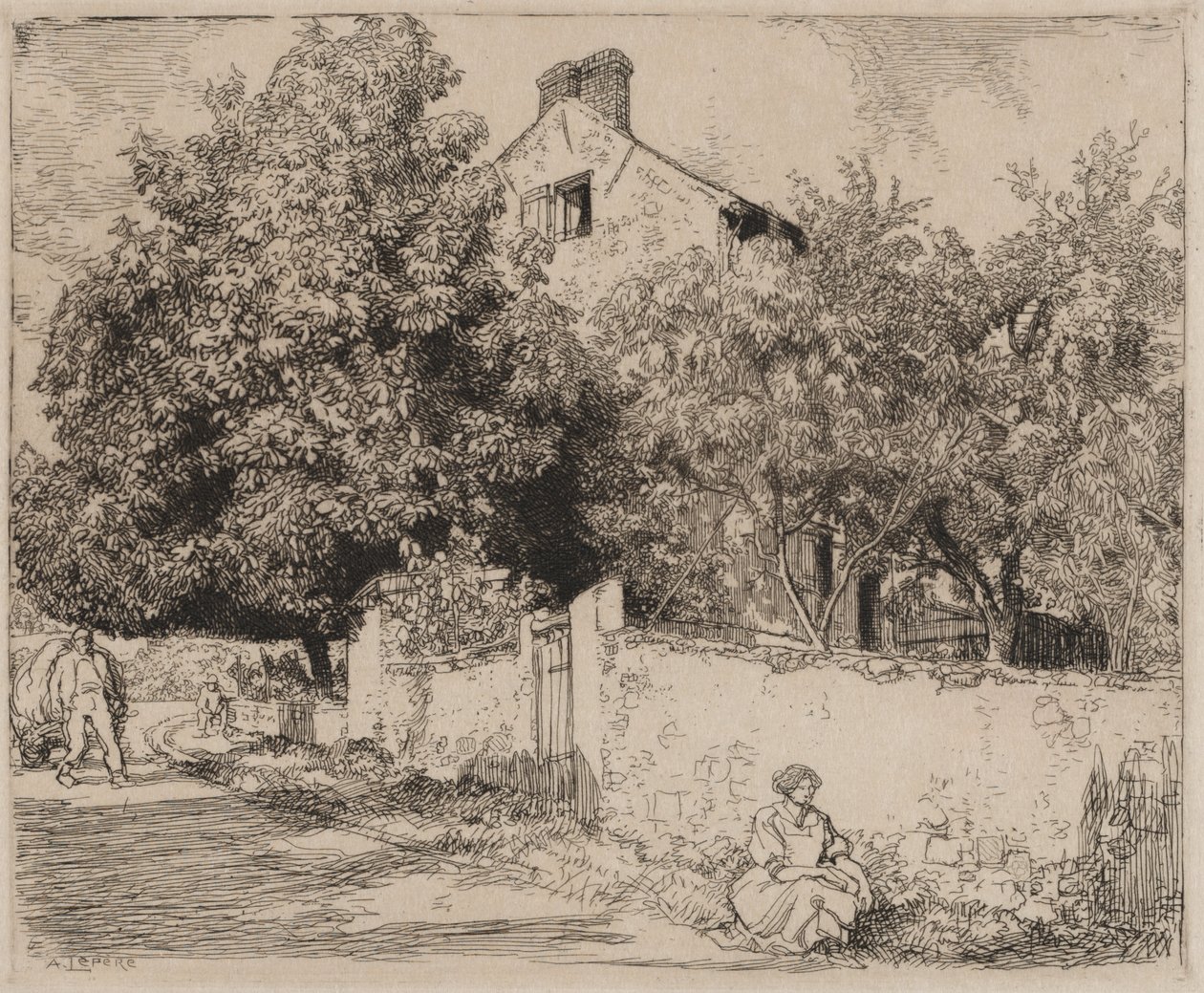 A casa de Madame B. de Auguste Louis Lepère