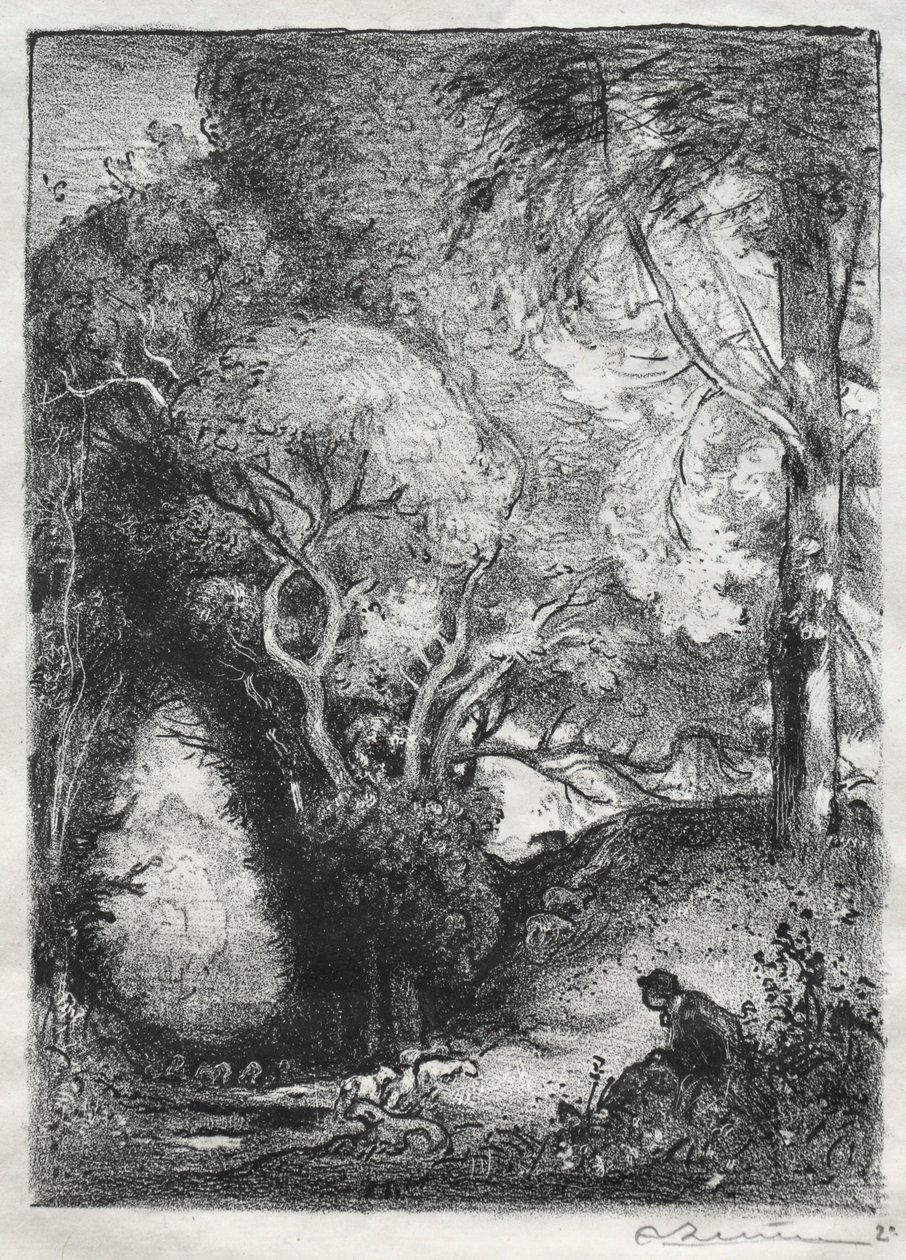 O desfiladeiro em junho. de Auguste Louis Lepère