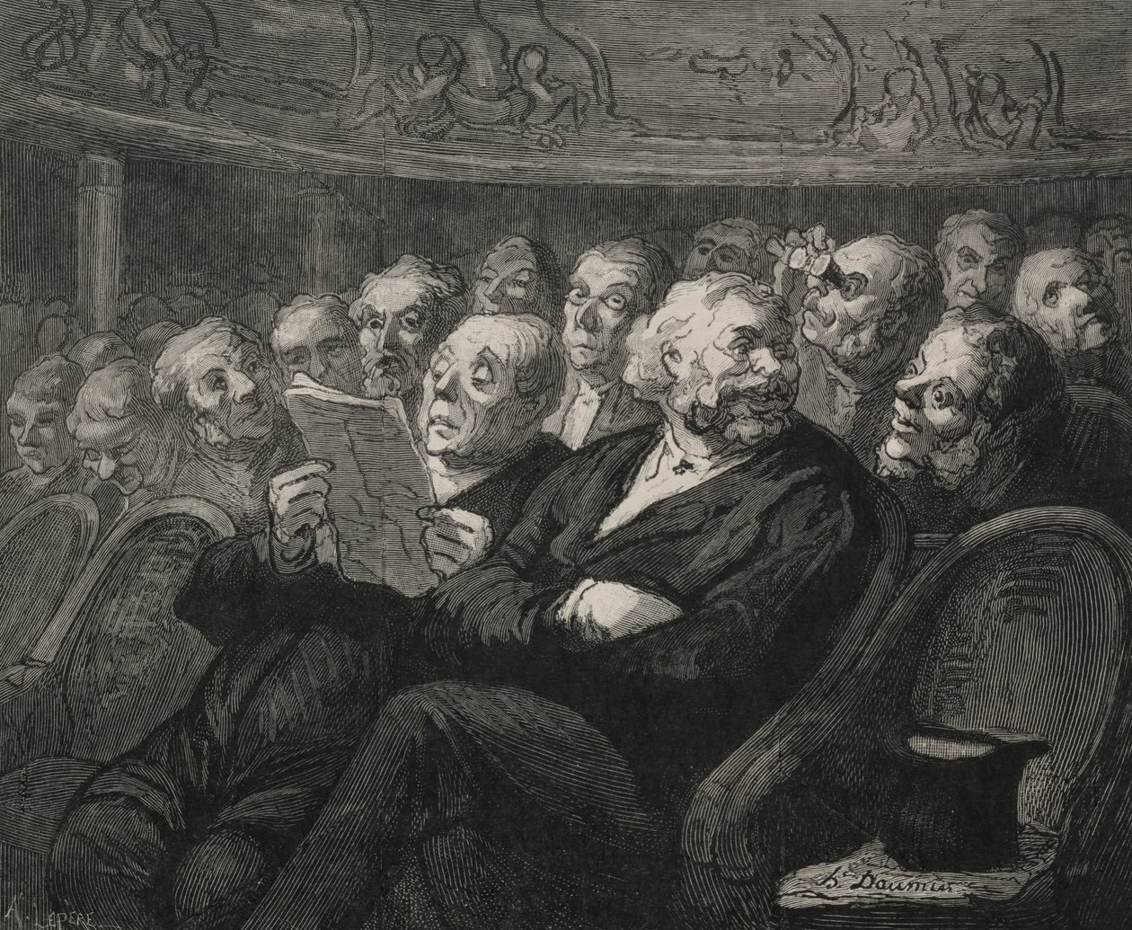 O Teatro: O Poço da Orquestra de Auguste Louis Lepère