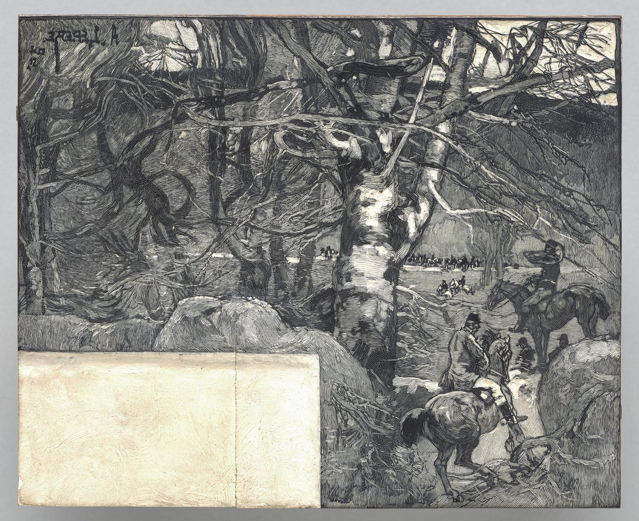 Caça ao Cão de Caça, Mont Gérard
 de Auguste Louis Lepère