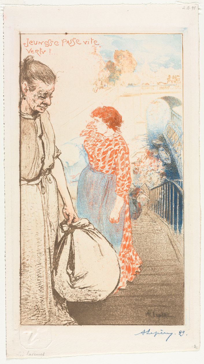 Lavadeiras de Auguste Louis Lepère