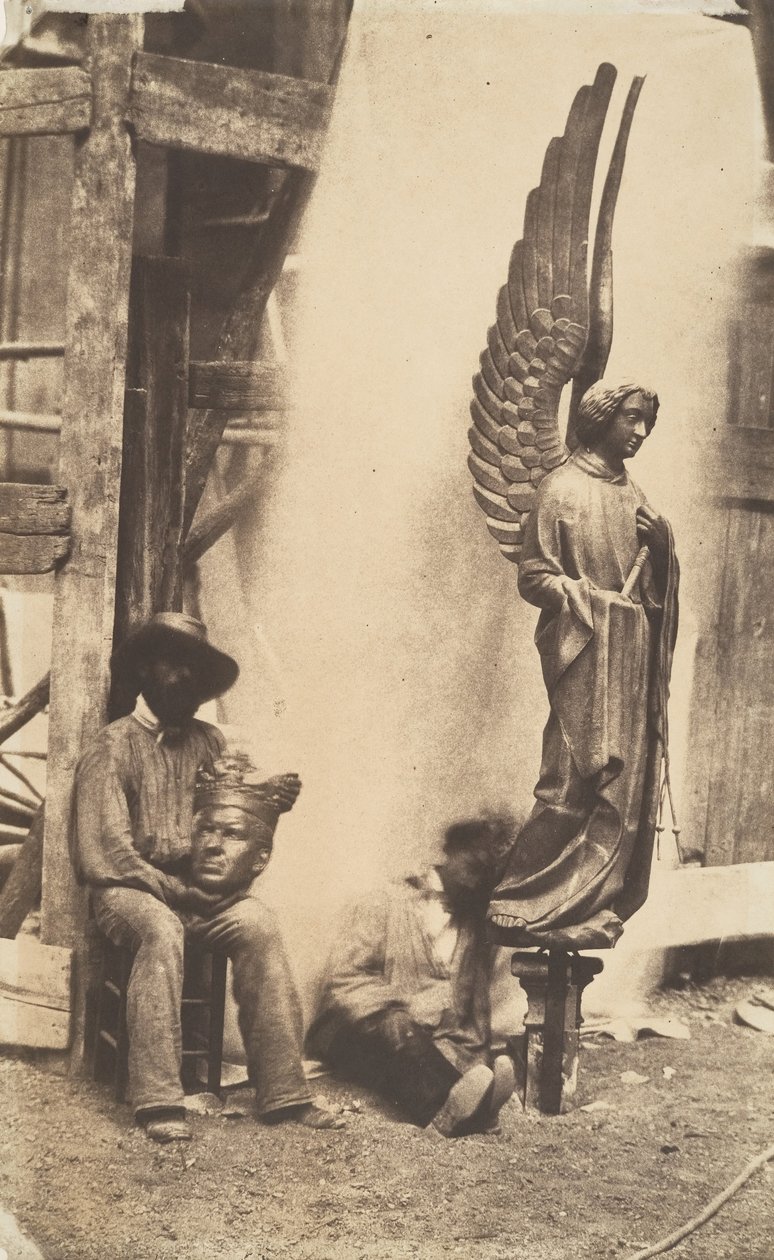 [Anjo da Paixão, Sainte-Chapelle, Paris], 1853-1854. de Auguste Mestral