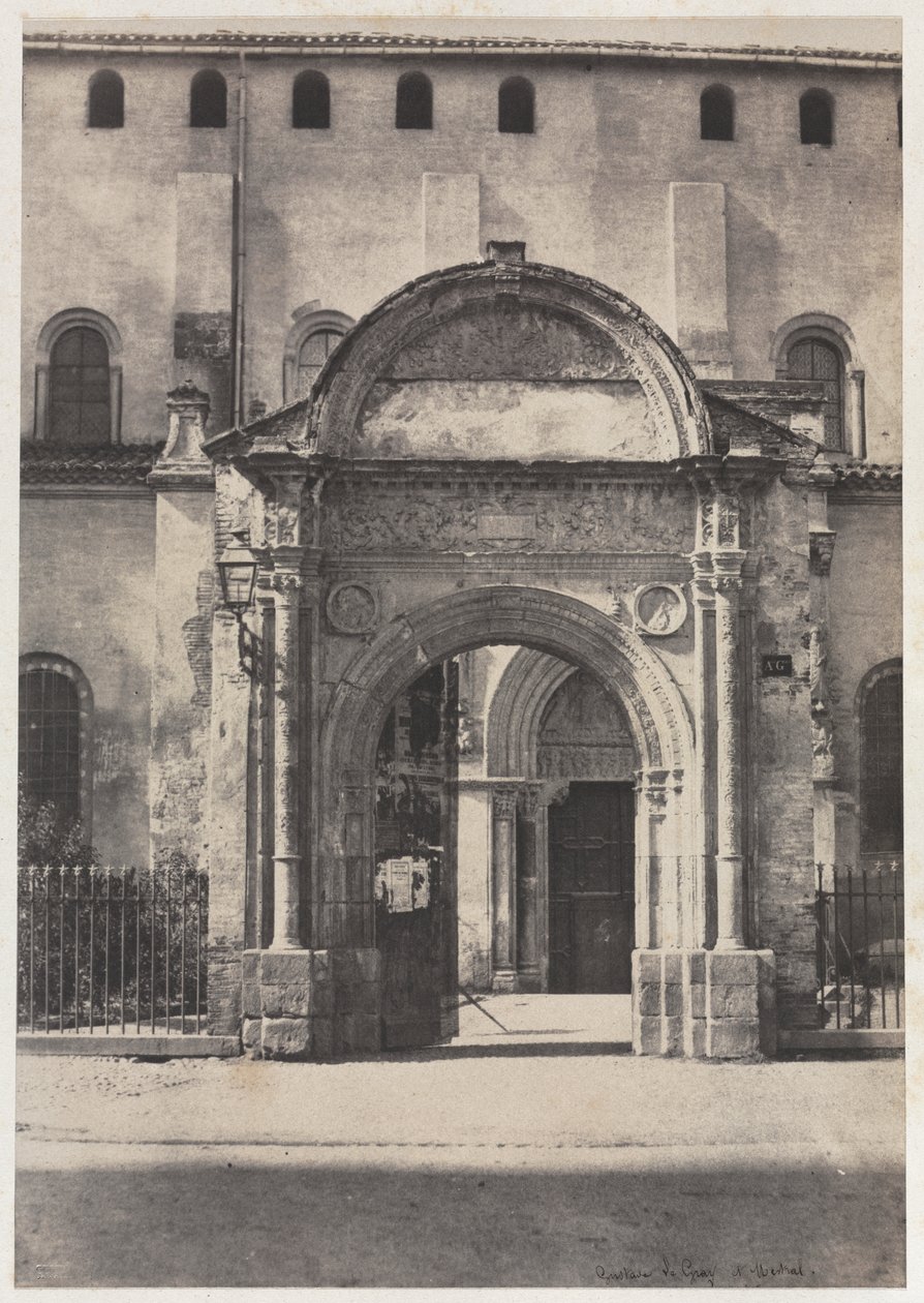 Porte Bachelier, Igreja de Saint-Sernin, Toulouse (Alta Garona) de Auguste Mestral