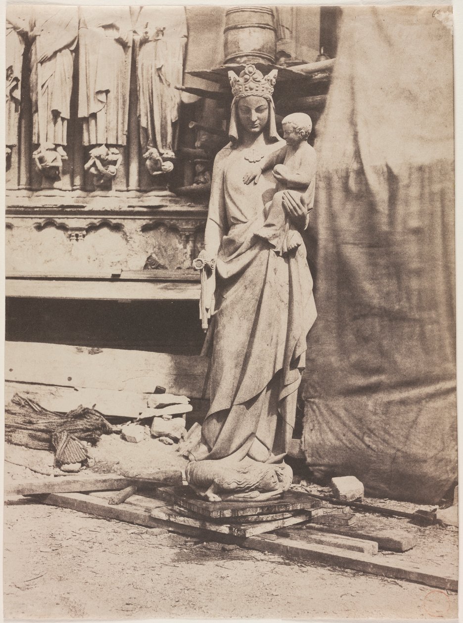 Estátua da Virgem, Notre Dame de Paris de Auguste Mestral