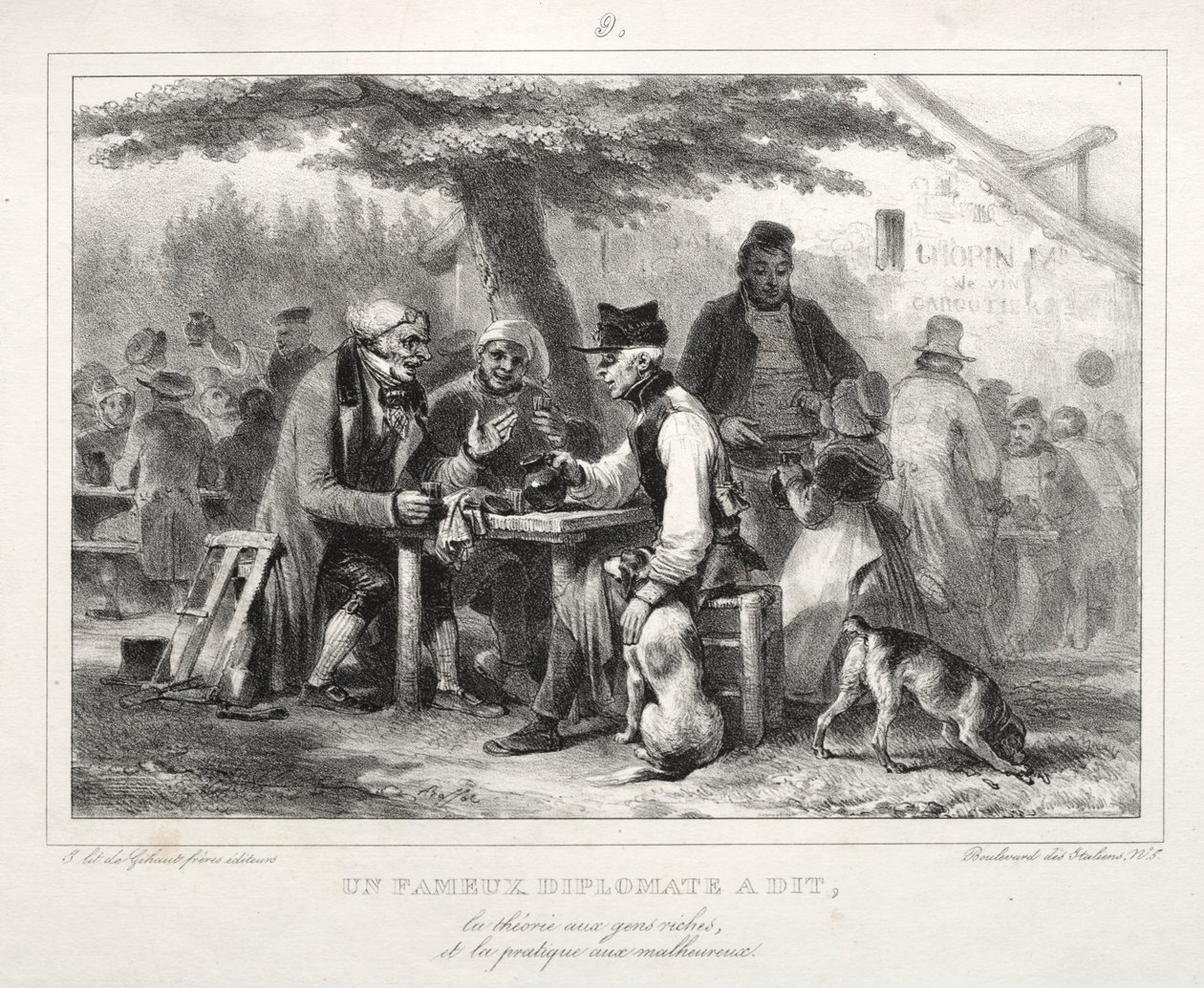 Álbum de 1832: Um diplomata famoso disse... de Auguste Raffet