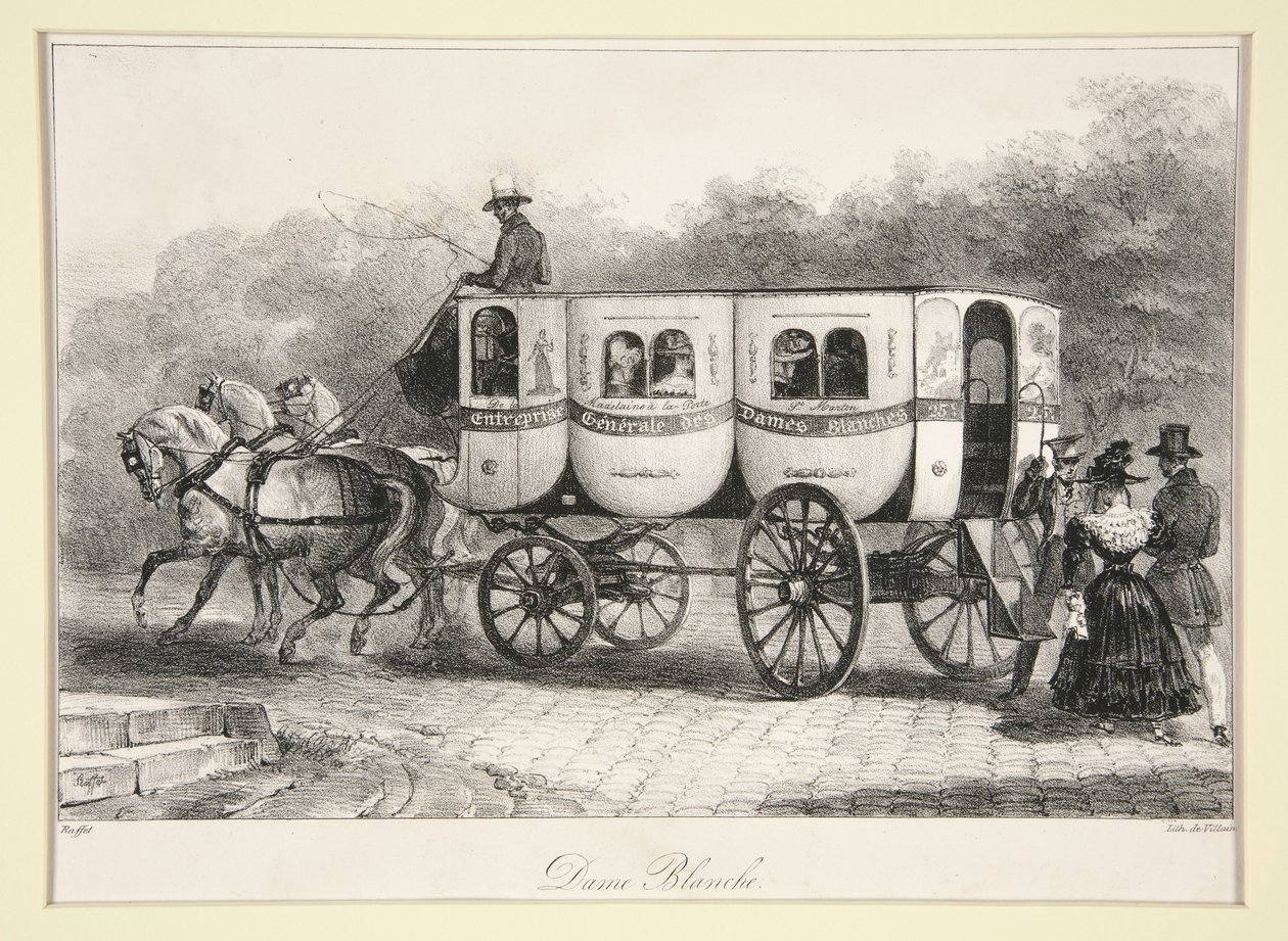 Dama branca de Auguste Raffet