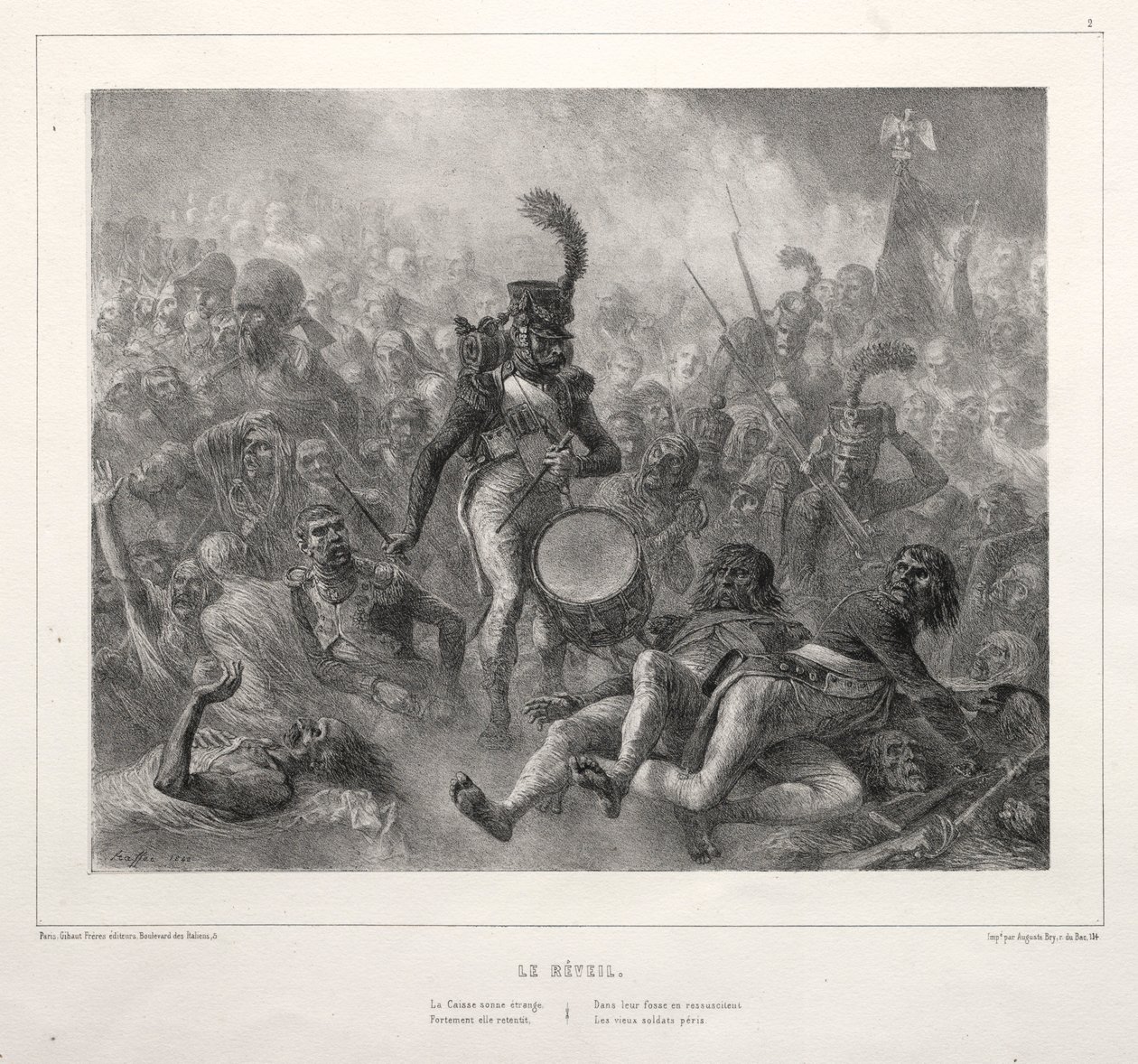O livro de 1832: Reveil, 1832. de Auguste Raffet