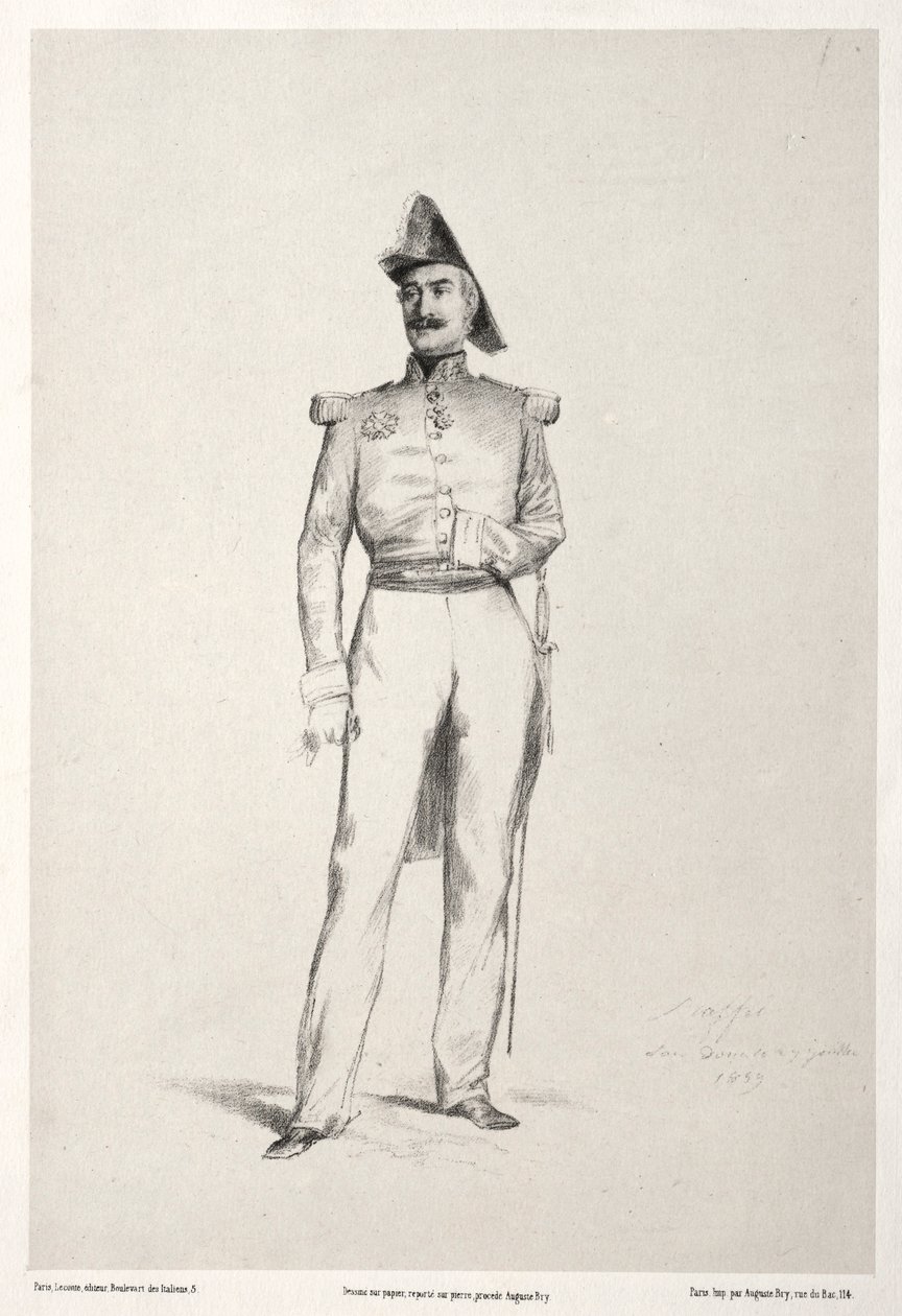 Marechal Baraquey d&39;Hiliers, 1859. de Auguste Raffet
