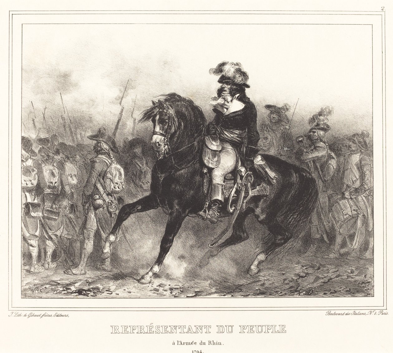 Representant du Peuple (Representante do Povo) de Auguste Raffet