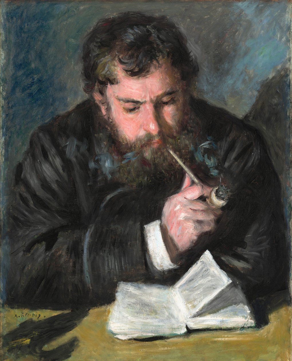 Claude Monet de Auguste Renoir