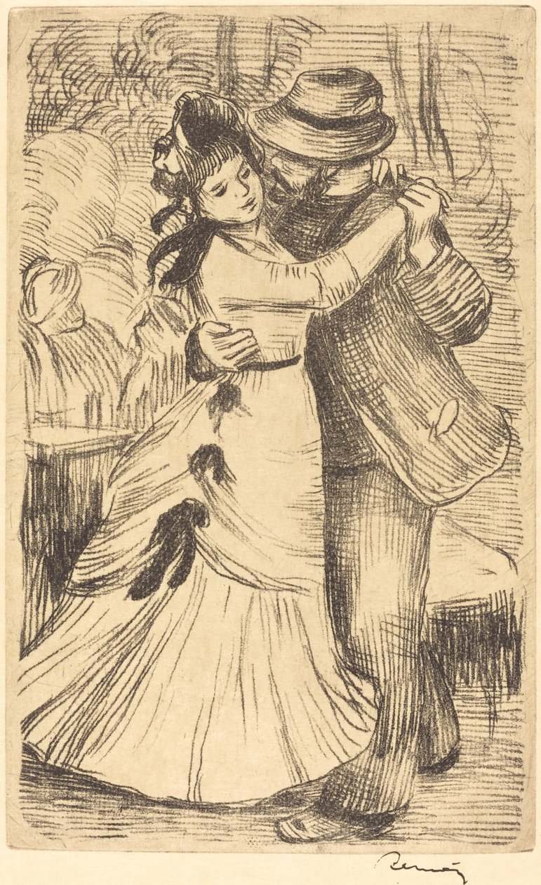 Dançando no campo (La danse a la campagne) de Auguste Renoir