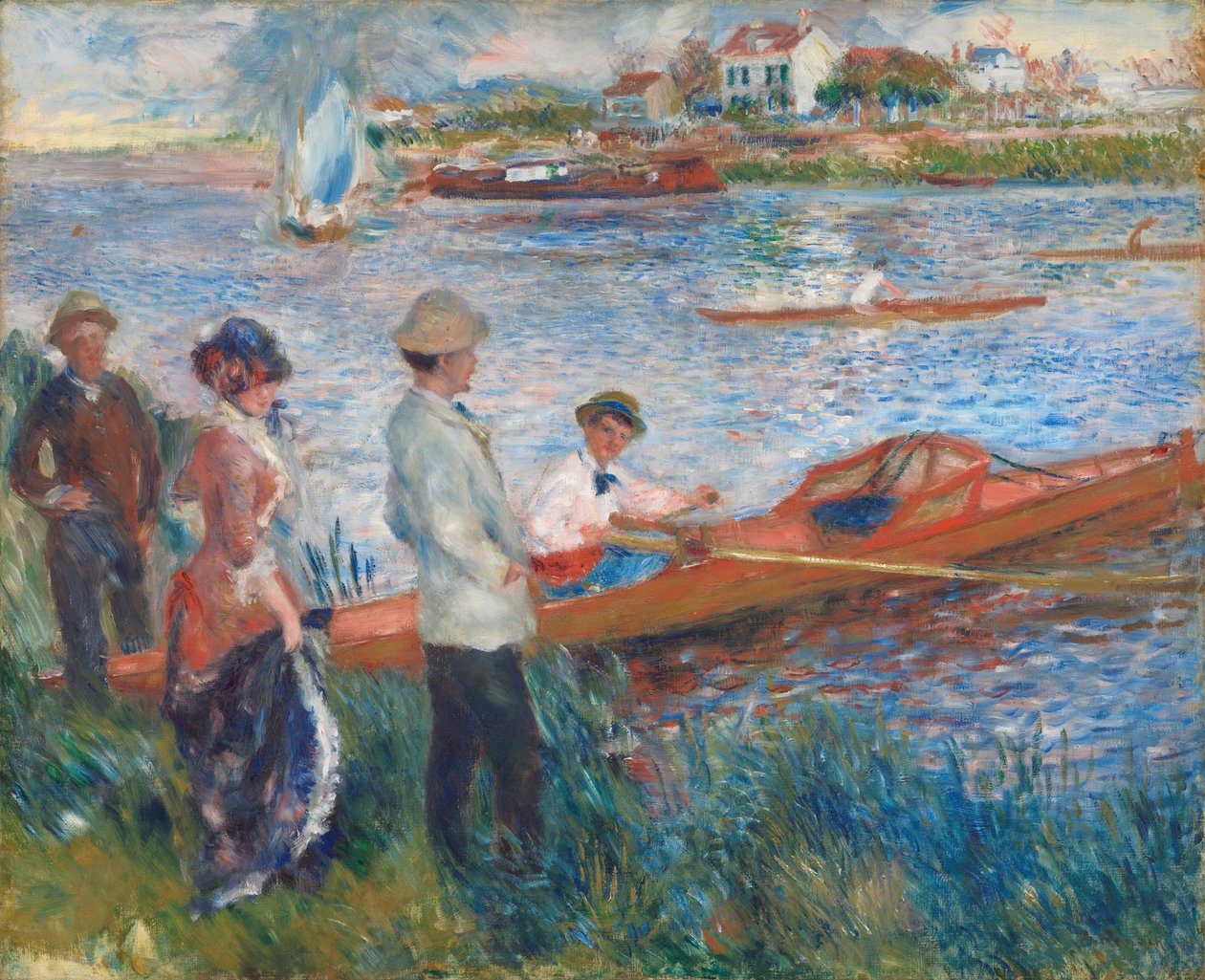 Remadores em Chatou de Auguste Renoir