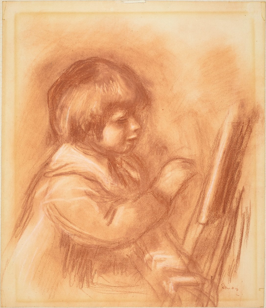 O filho do artista Claude ou "Coco" de Auguste Renoir