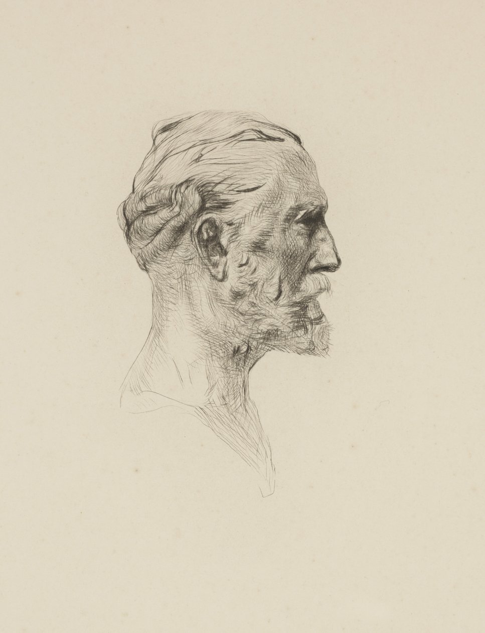 Antonin Proust, c.1884 (gravura) de Auguste Rodin