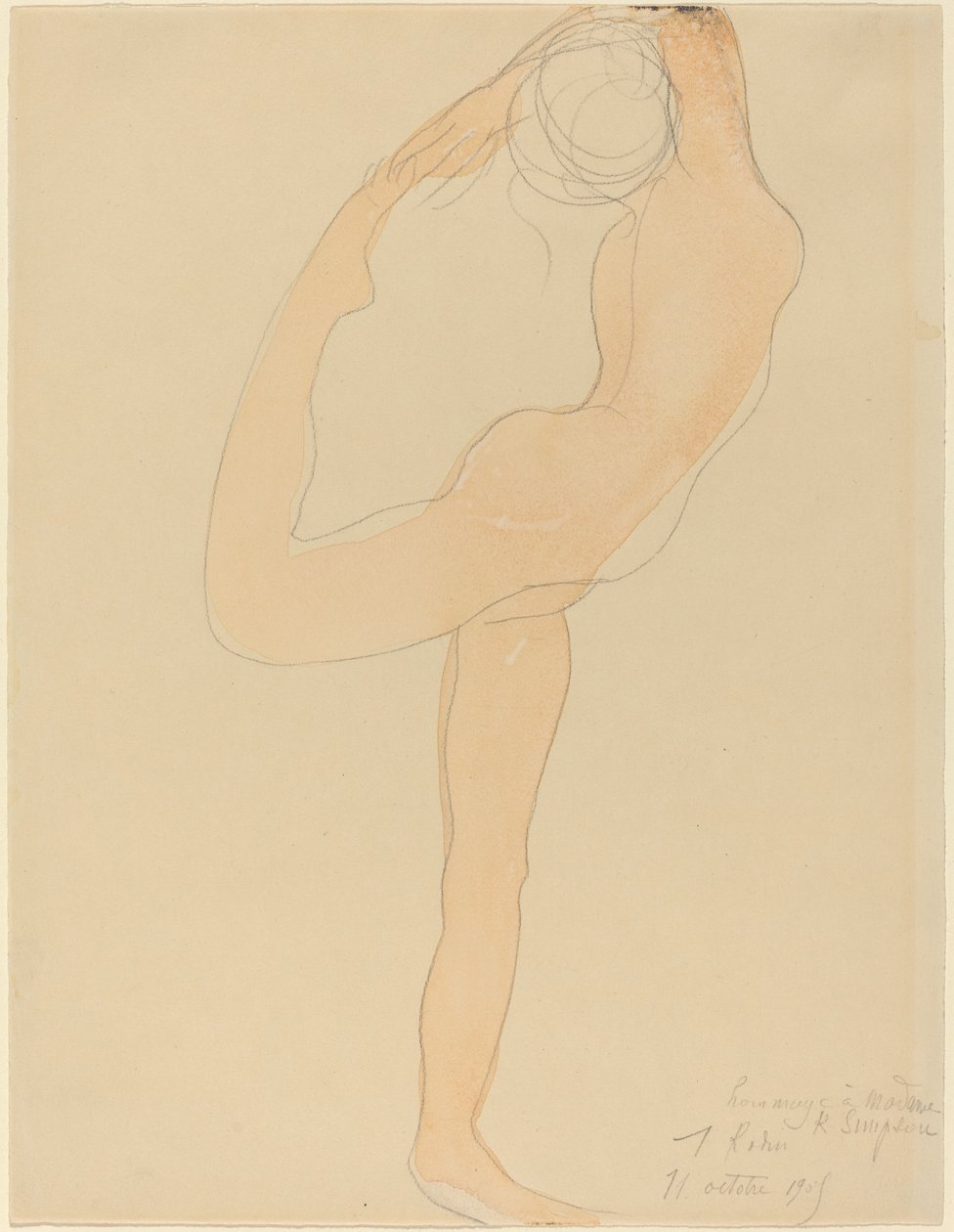 Figura dançante de Auguste Rodin