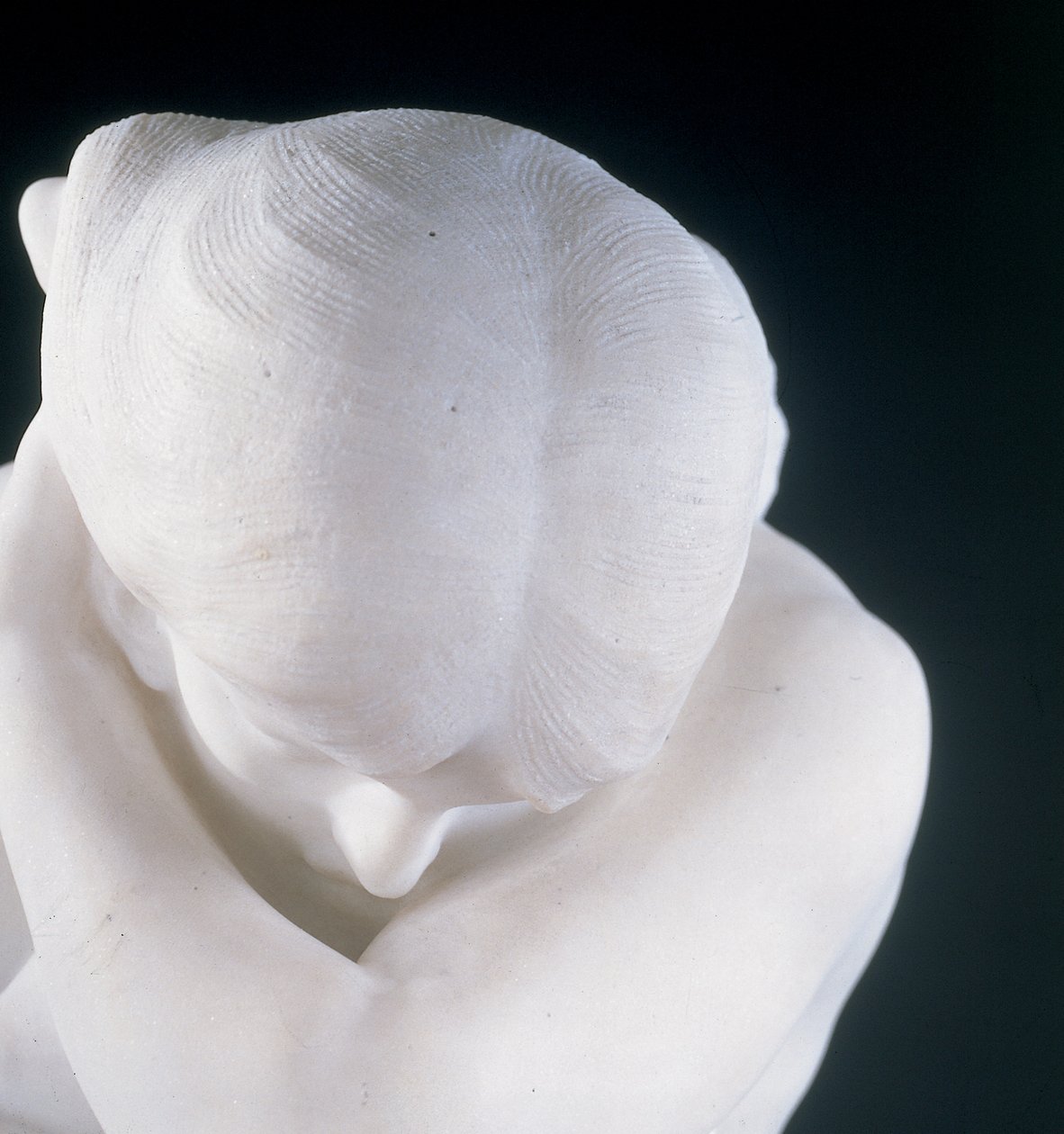 Detalhe de Eva após a pesca (modéstia), c.1897 (mármore) (ver também 496172 e 496181) de Auguste Rodin