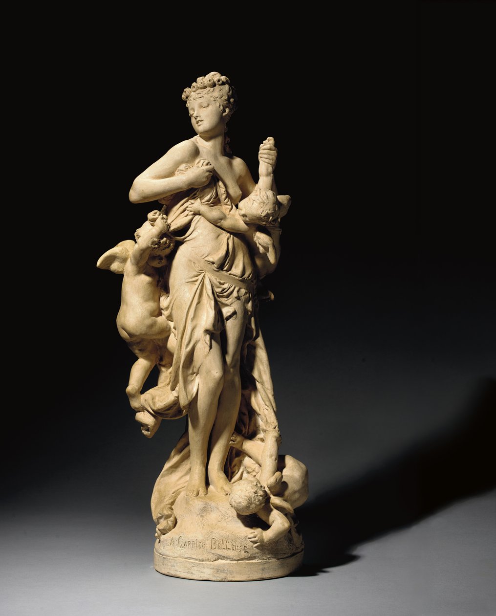 Inocência atormentada pelo amor; Inocência atormentada pelo amor, 1871; 1900 de Auguste Rodin