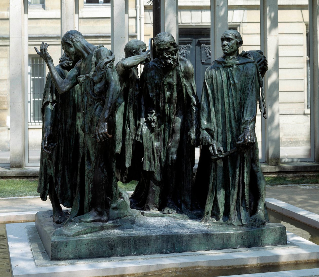 Le monument des bourgeois de Calais Escultura de bronze de Auguste Rodin (1840-1917) de Auguste Rodin