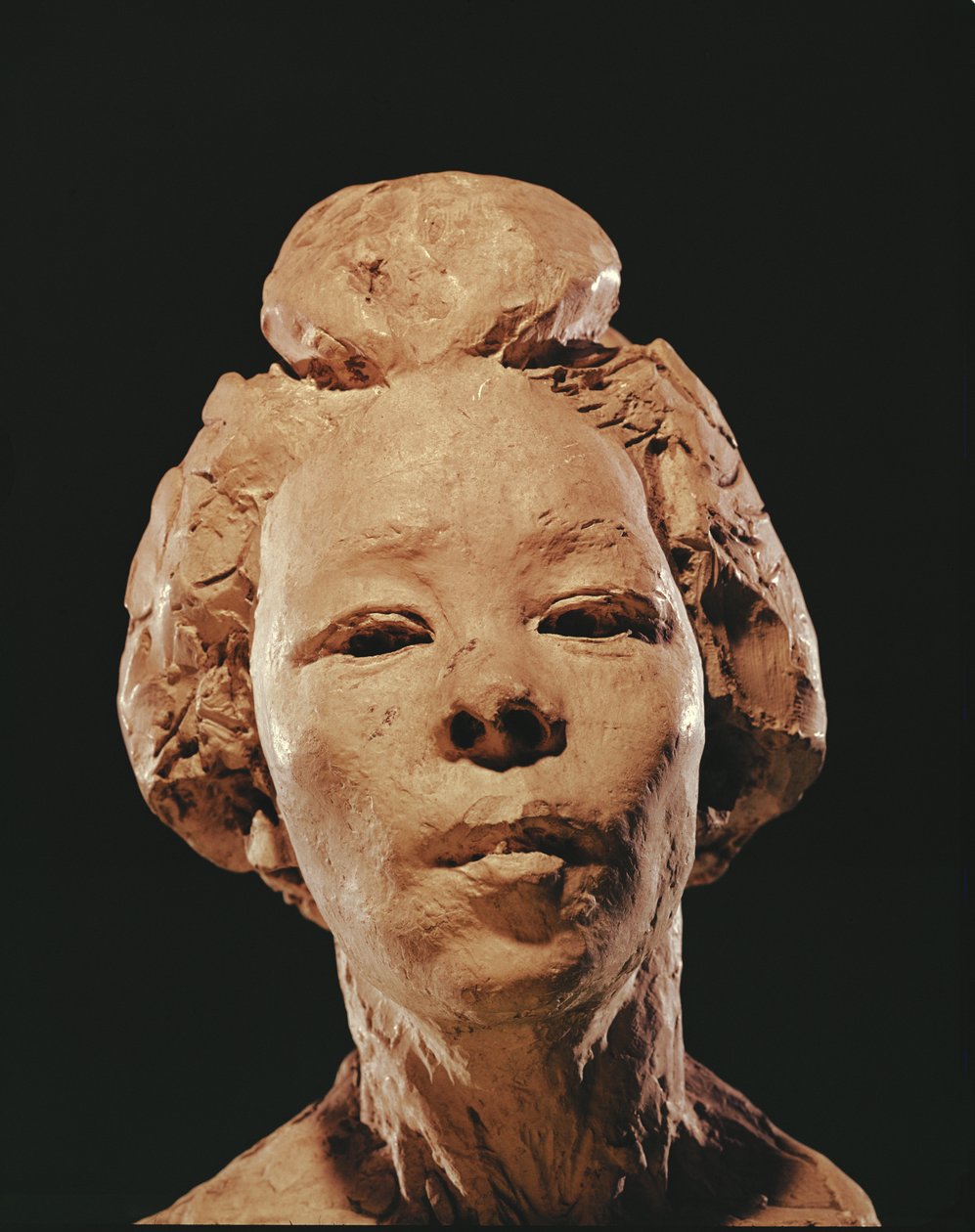 Madame Hanako, 1908 (barro) de Auguste Rodin