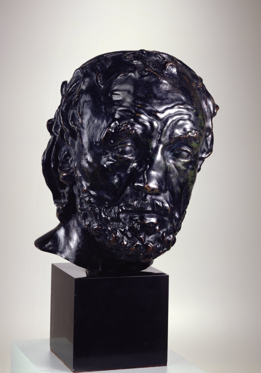 Homem com o nariz quebrado, antes de 1864 de Auguste Rodin