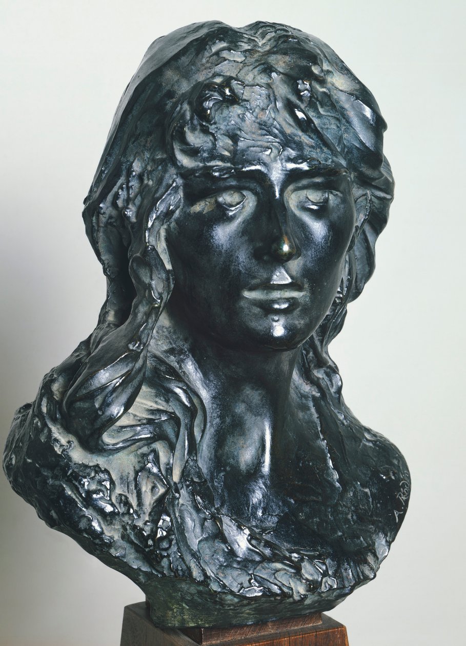 Mignon (Retrato de Rose Beuret), de Auguste Rodin (1840-1917), retrato de Auguste Rodin