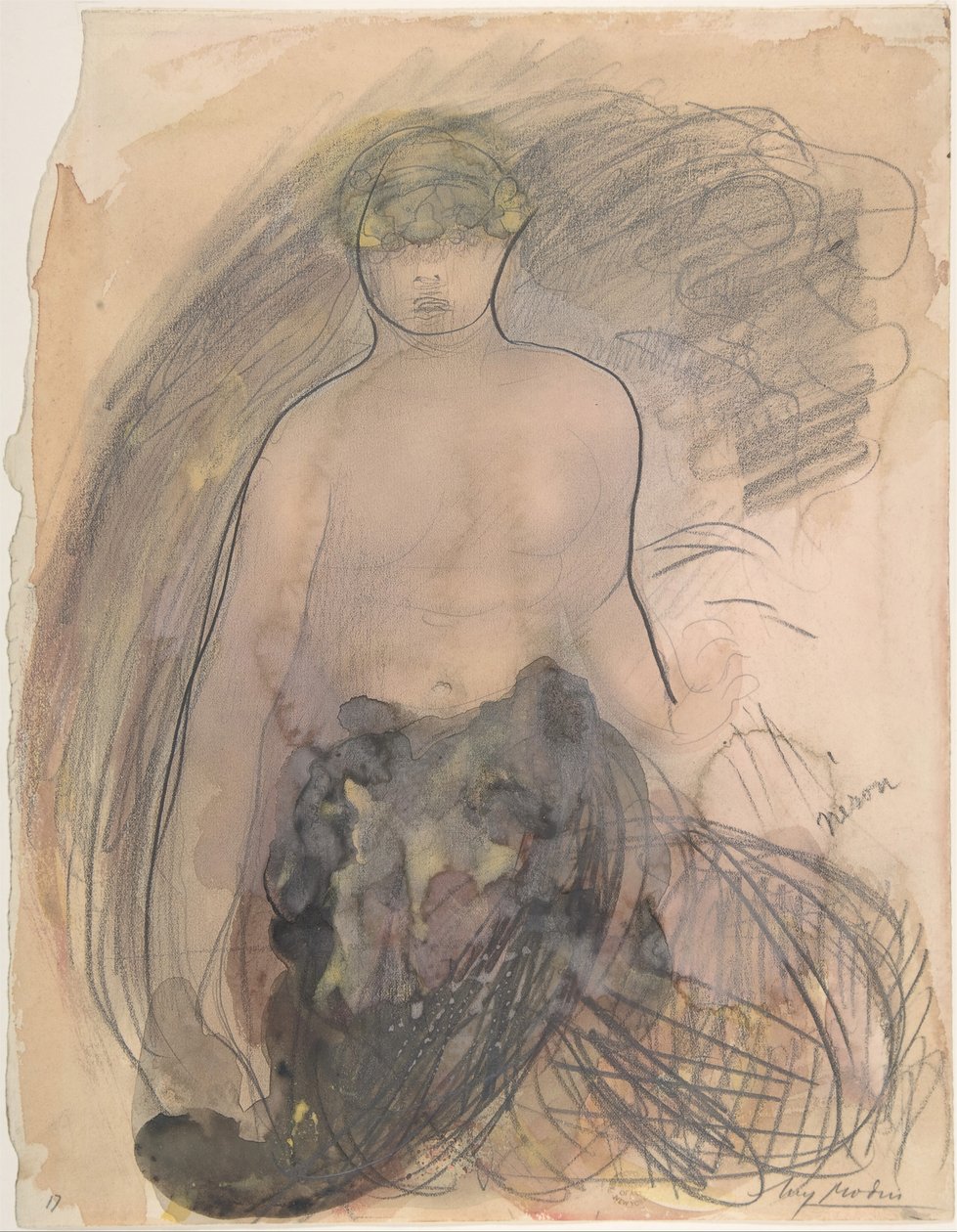 Nero, 1900-1910. de Auguste Rodin