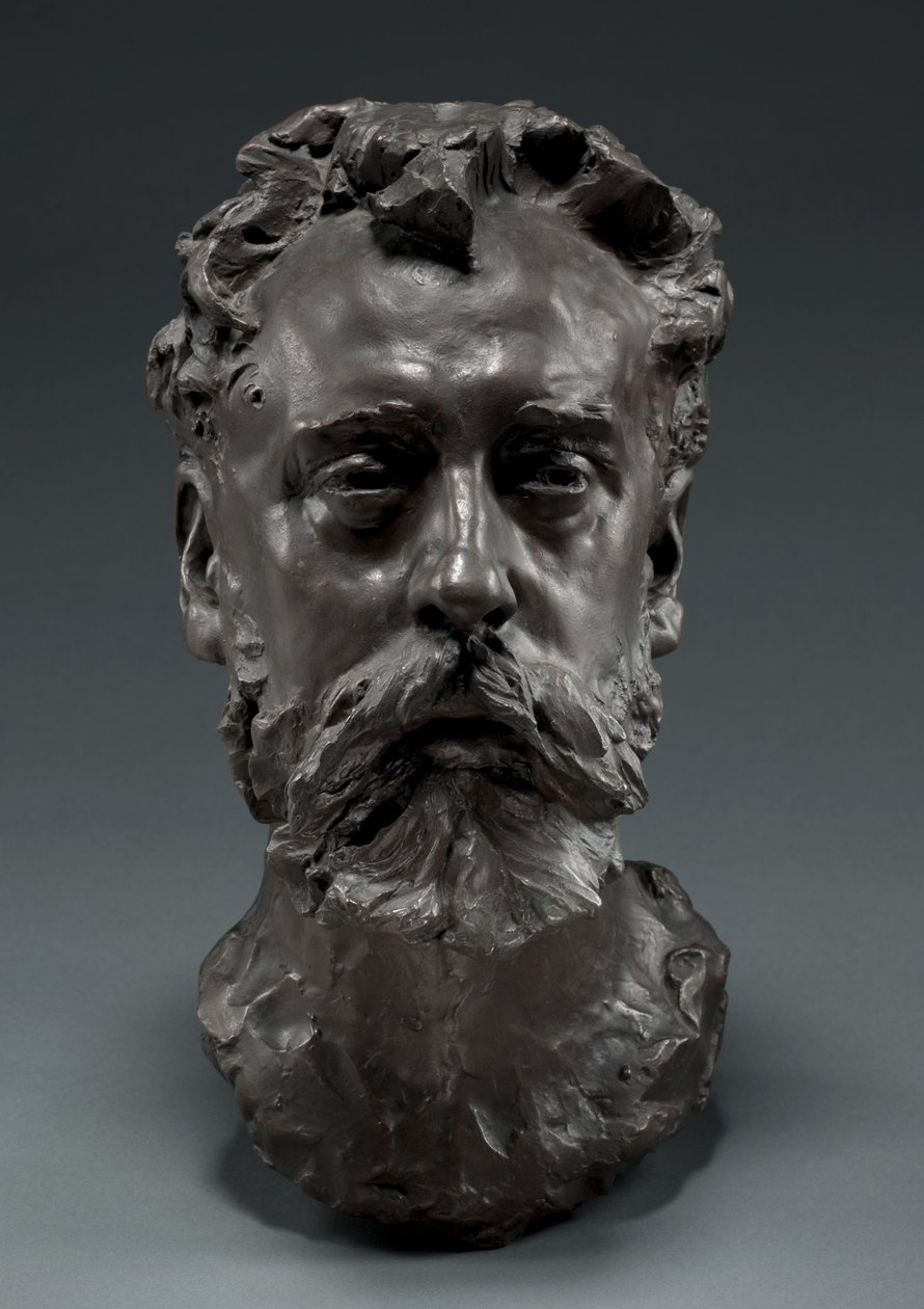 Retrato de William E. Henley, 1882 de Auguste Rodin
