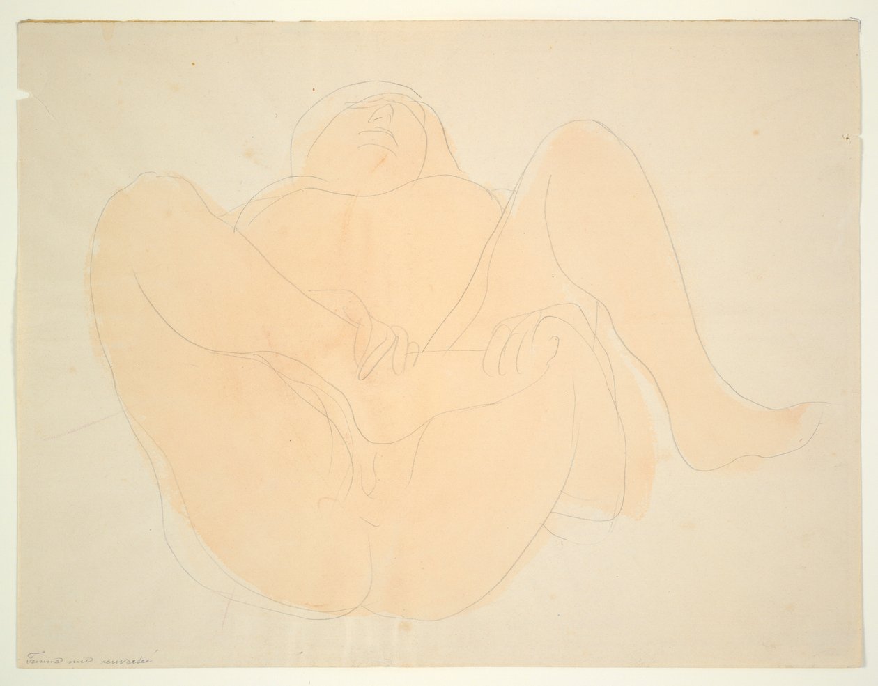 Nua Feminina Reclinada de Auguste Rodin