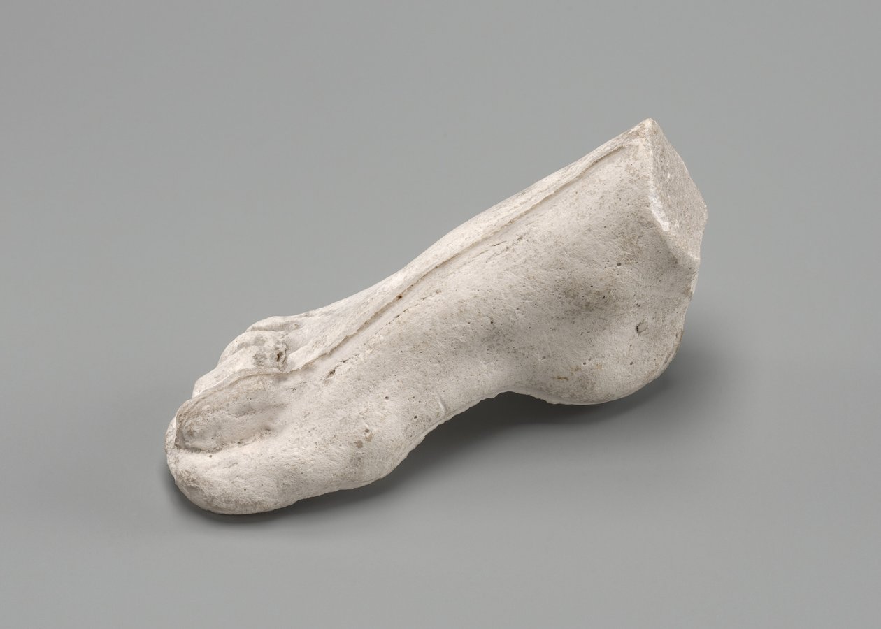 Pé Direito, possivelmente 1880. de Auguste Rodin