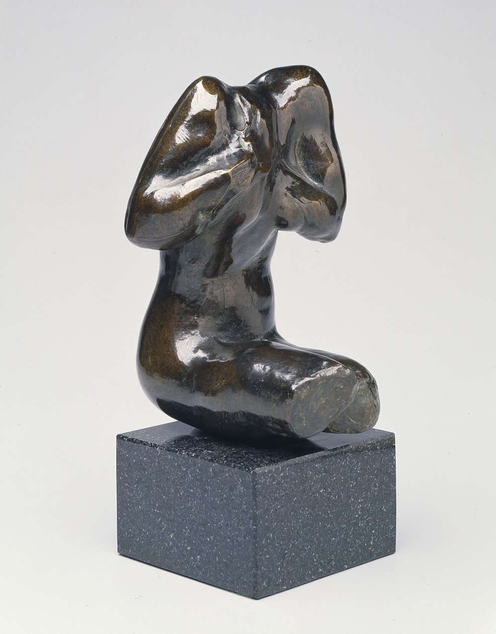 Torso feminino sentado pequeno, molde moderno (bronze) de Auguste Rodin