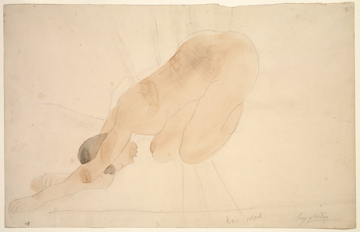 Pôr do sol de Auguste Rodin