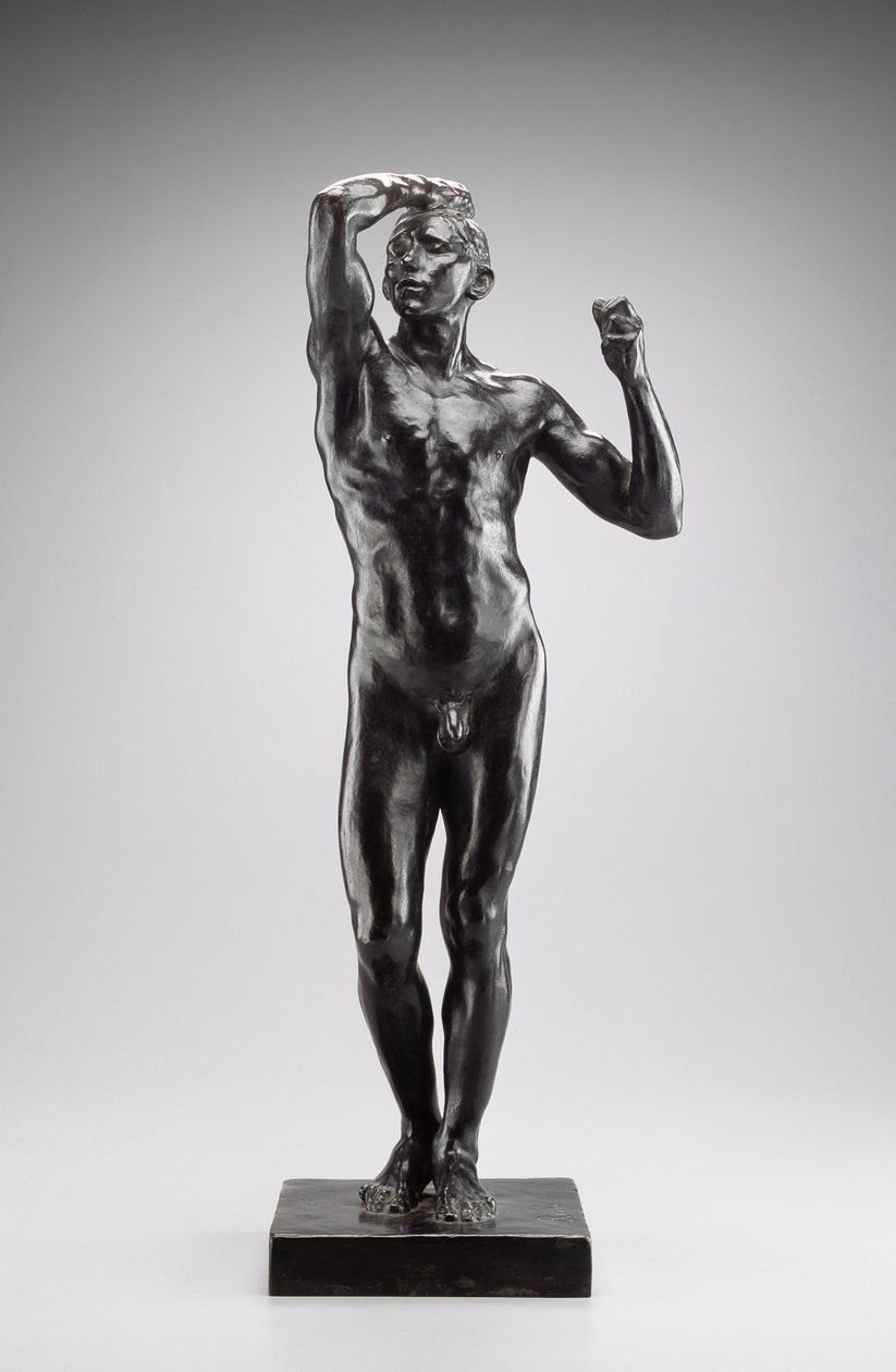 A Idade do Bronze, depois de 1877 (bronze) de Auguste Rodin