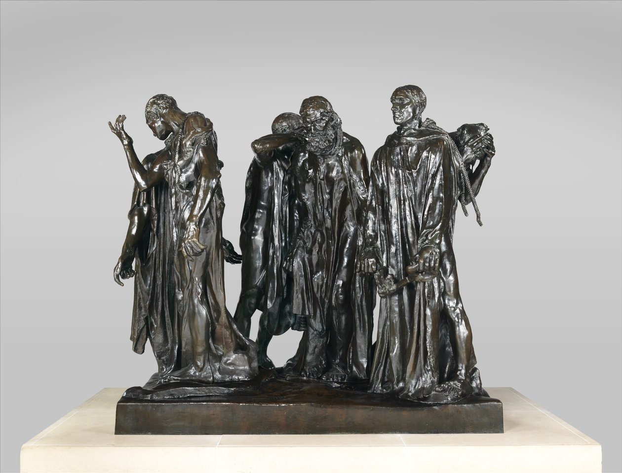Os Burgueses de Calais, 1884-95 de Auguste Rodin