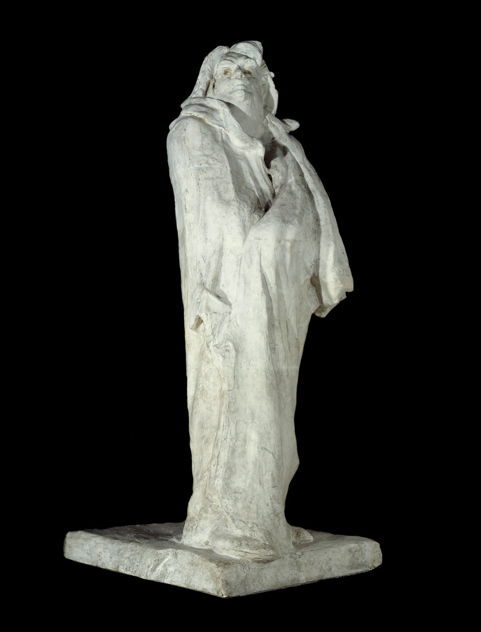 O escritor francês Honore de Balzac (1799-1850). Escultura em gesso de Auguste Rodin (1840-1917) 1898 Paris, Musee d