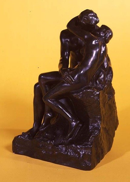 O Beijo, c.1886 (bronze) de Auguste Rodin