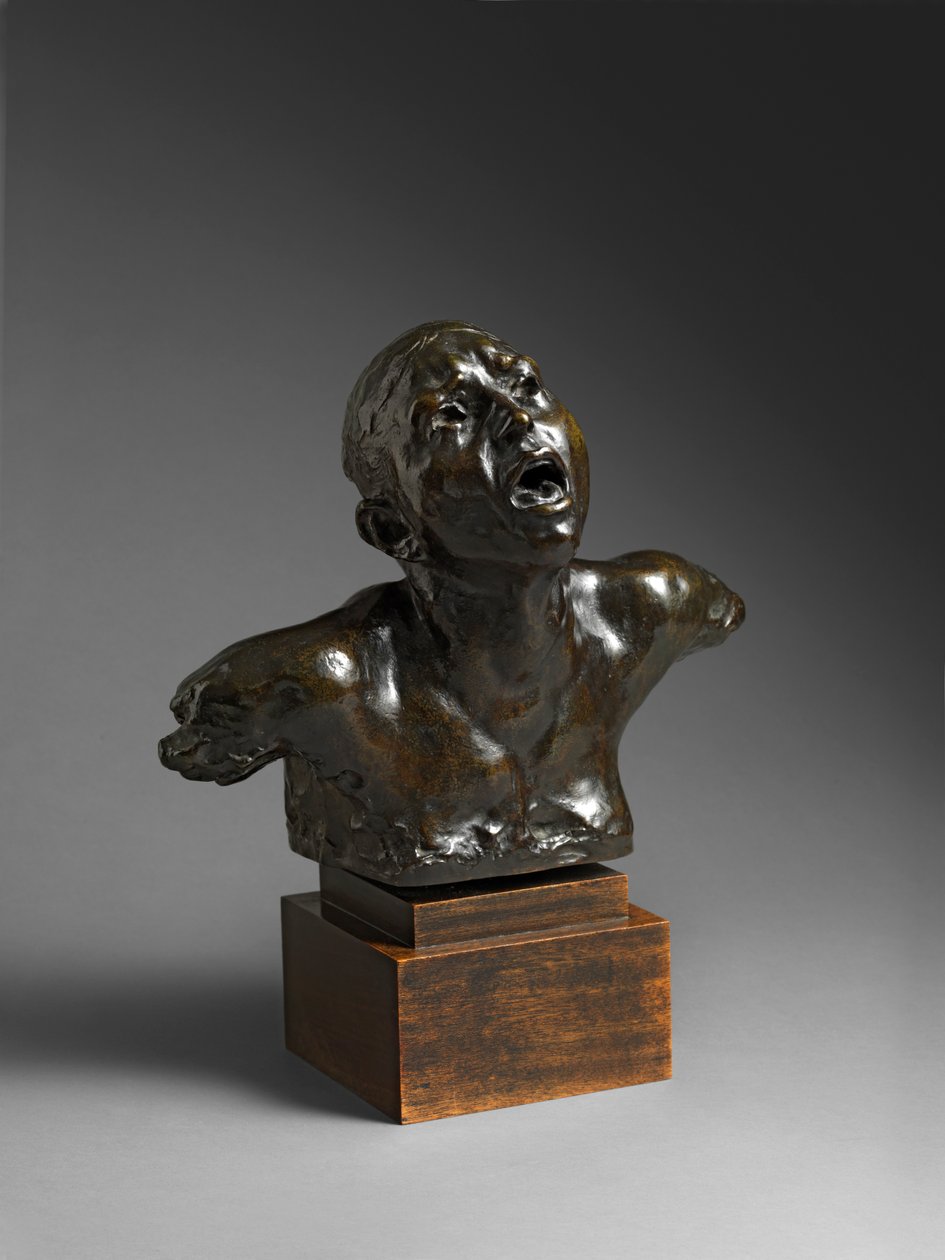 O Grito, Le Cri, antes de 1886 de Auguste Rodin