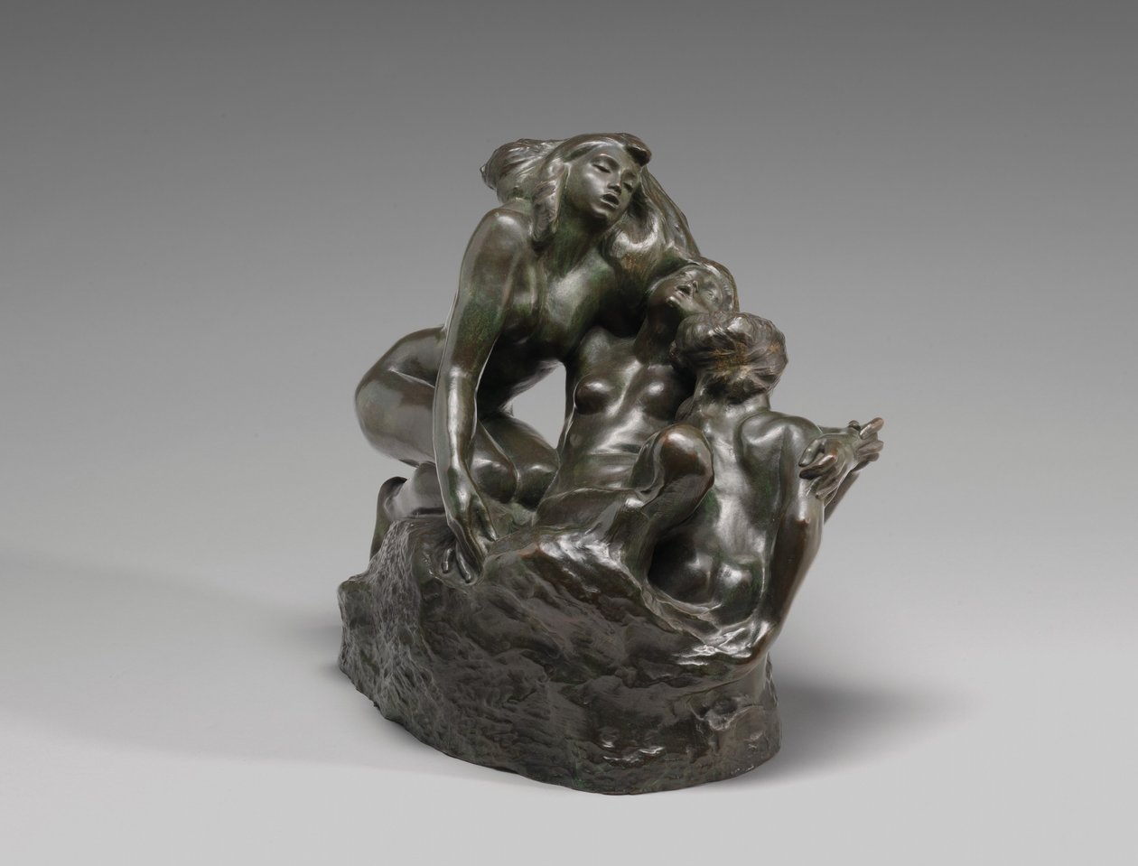 As sereias, modelo anterior a 1887, lançadas provavelmente em 19001920. de Auguste Rodin