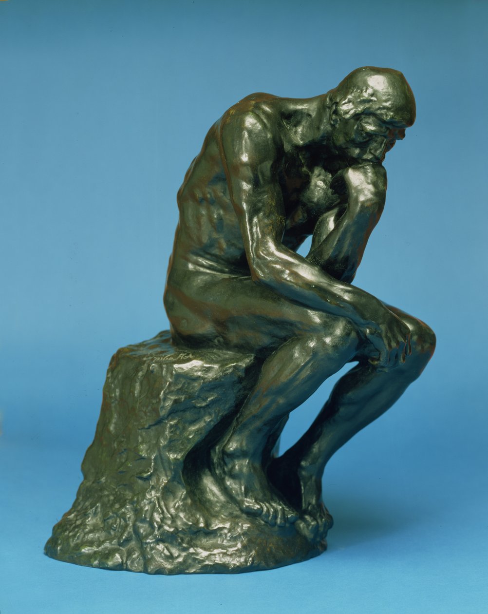 O Pensador, 1880 (bronze) (veja também 158431) de Auguste Rodin