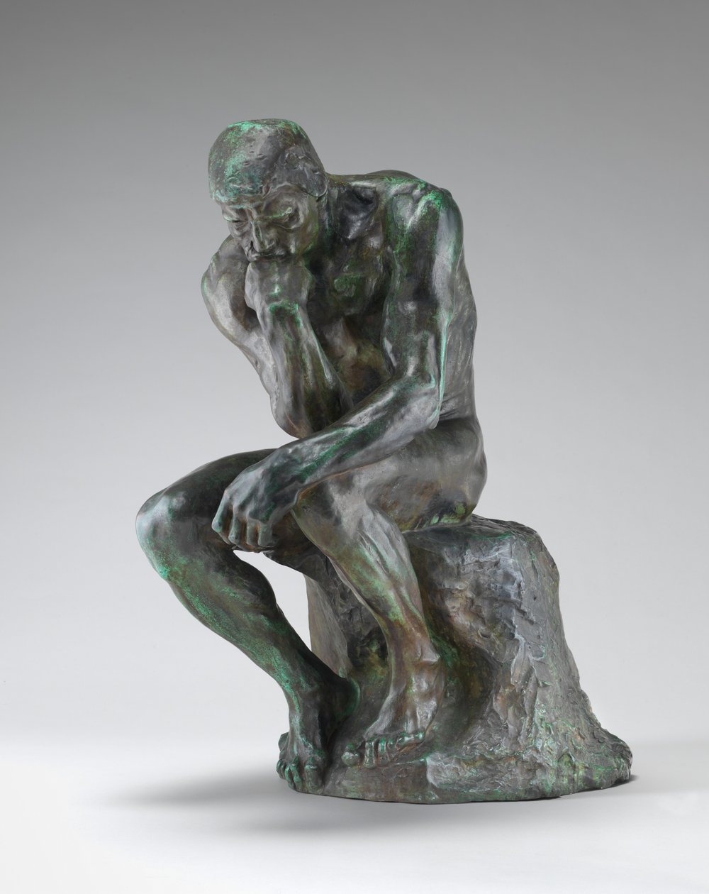 The Thinker Le Penseur, modelo 1880, elenco 1901. de Auguste Rodin