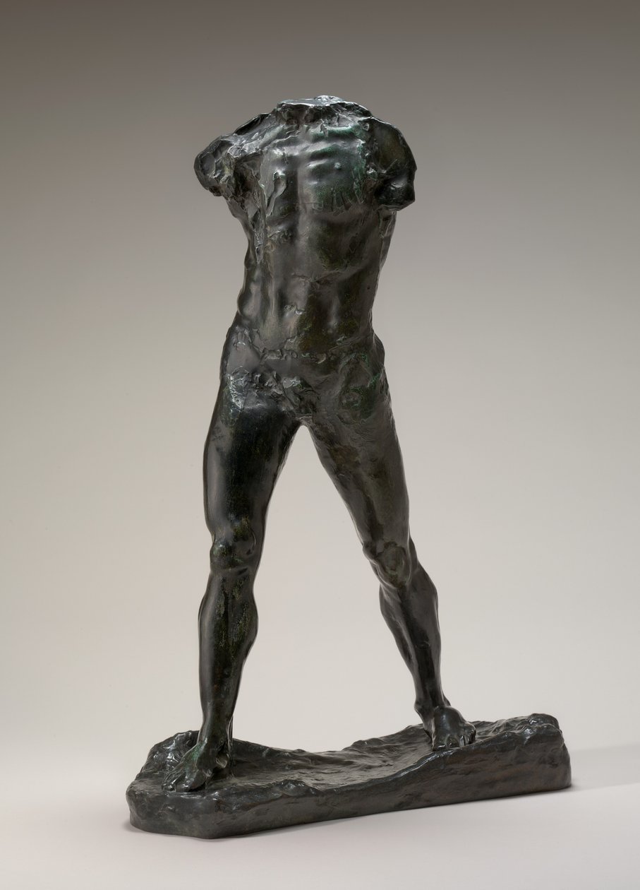 The Walking Man, modelo 1878-1900, lançado provavelmente em 1903. de Auguste Rodin