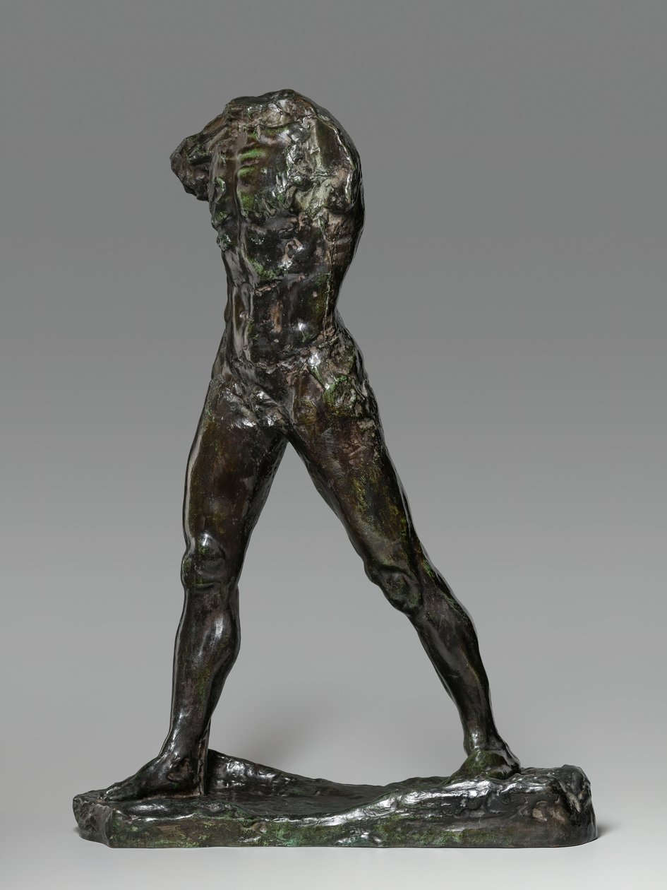 The Walking Man, Modelado 18771900, lançado antes de 1917. de Auguste Rodin