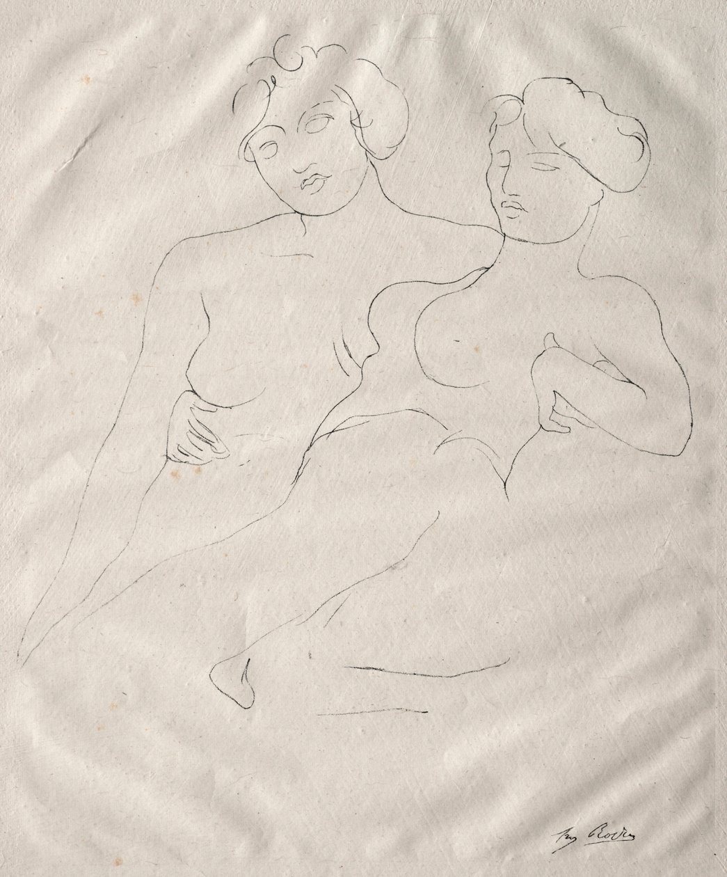 Duas figuras. de Auguste Rodin