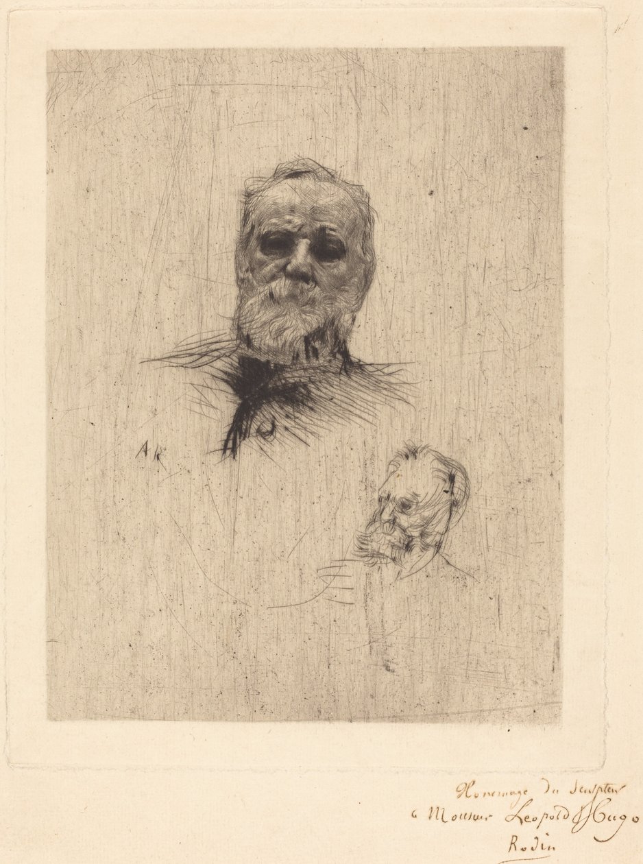 Victor Hugo, De Face de Auguste Rodin
