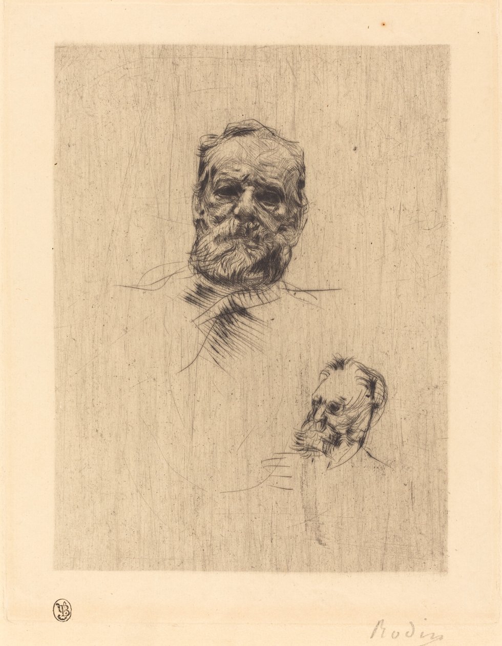 Victor Hugo, De Face de Auguste Rodin
