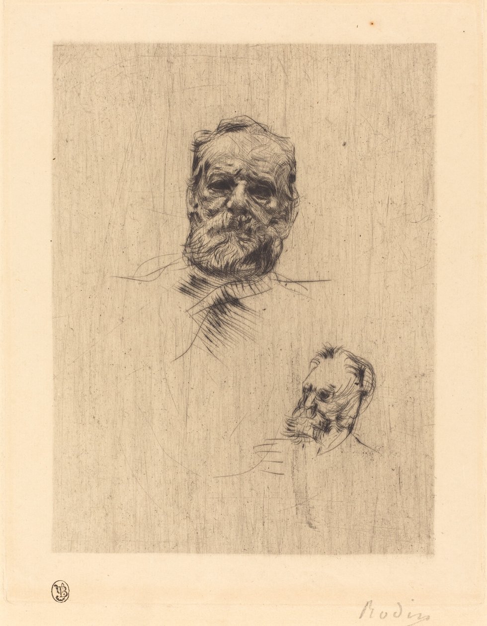 Victor Hugo, De Face de Auguste Rodin